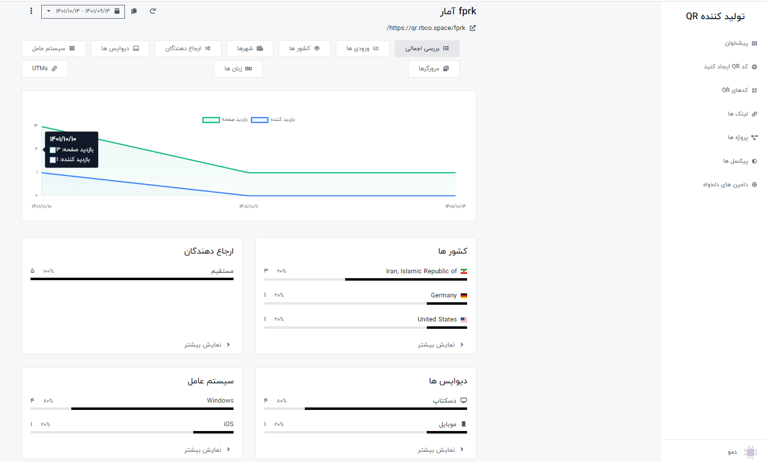 نمونه اعلان